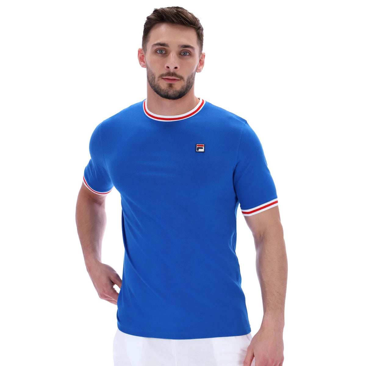 Fila Vintage Flank MEF001 360 Essential Ringer Half Sleeve T-Shirt