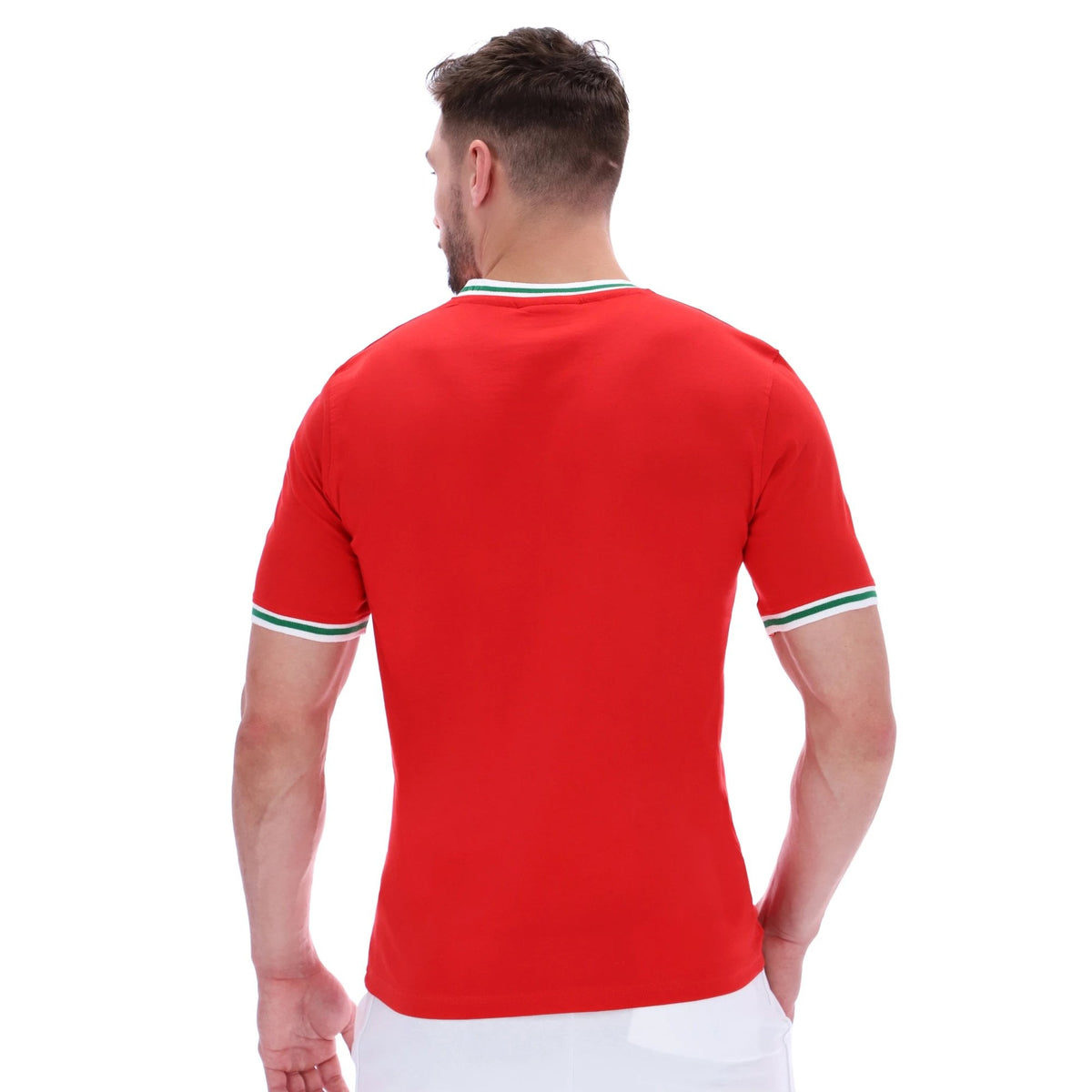 Fila Vintage Flank MEF001 616 Essential Ringer Half Sleeve T-Shirt