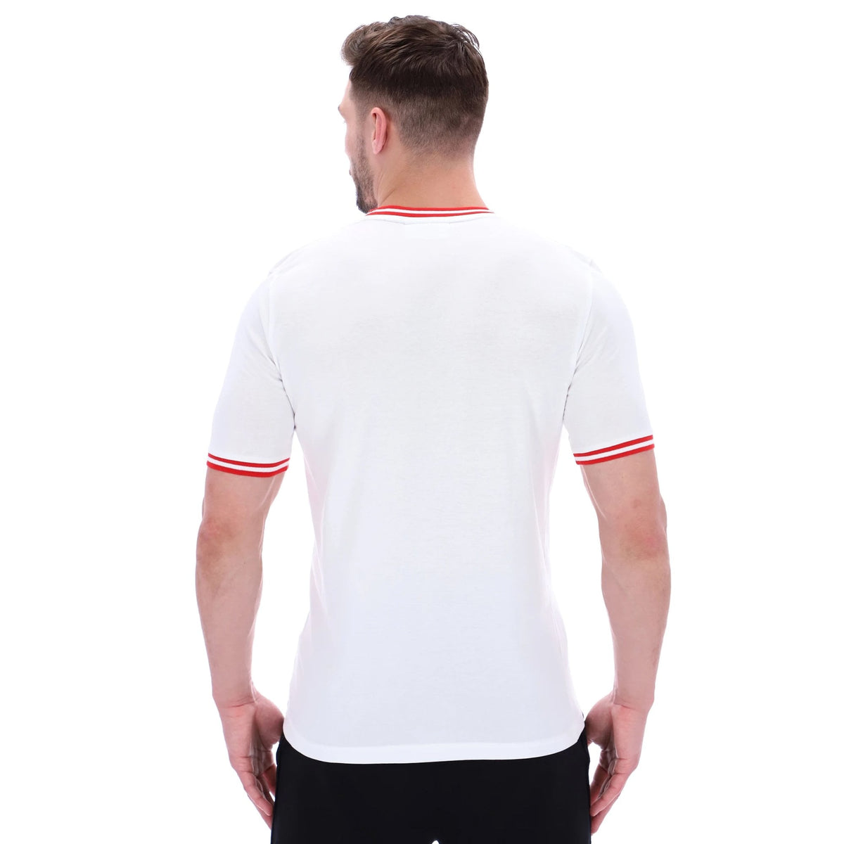 Fila Vintage Flank MEF001 616 Essential Ringer Half Sleeve T-Shirt