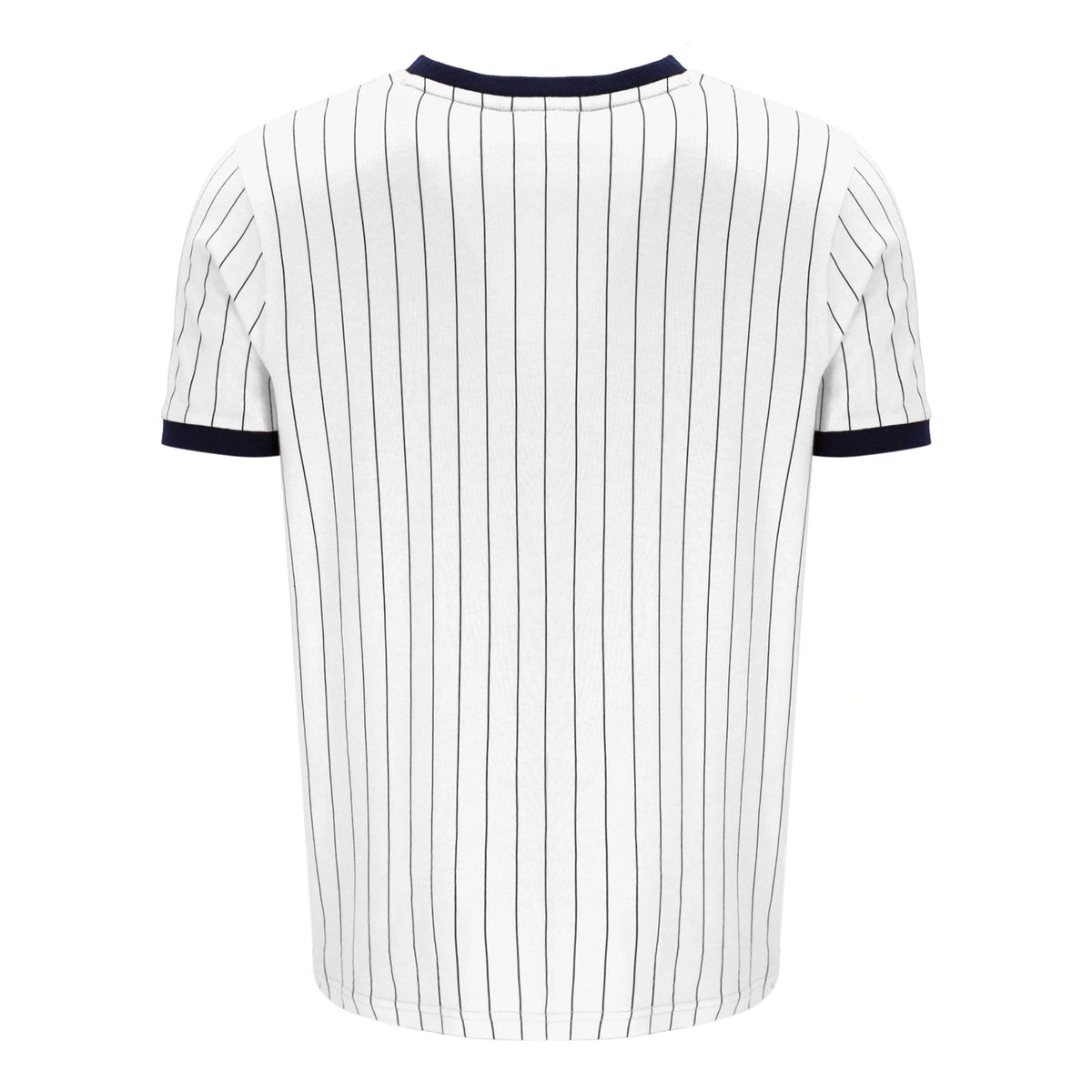 Fila Vintage Deniz MH001 Pinstripe Ringer Half Sleeve T-Shirt