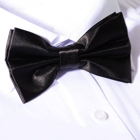 CB Satin Bow Tie Plus Free Handkerchief Set