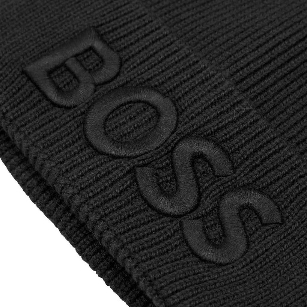 Hugo Boss | 50476440 AFox-1 Embroidered 3D Logo Knit Beanie Hat