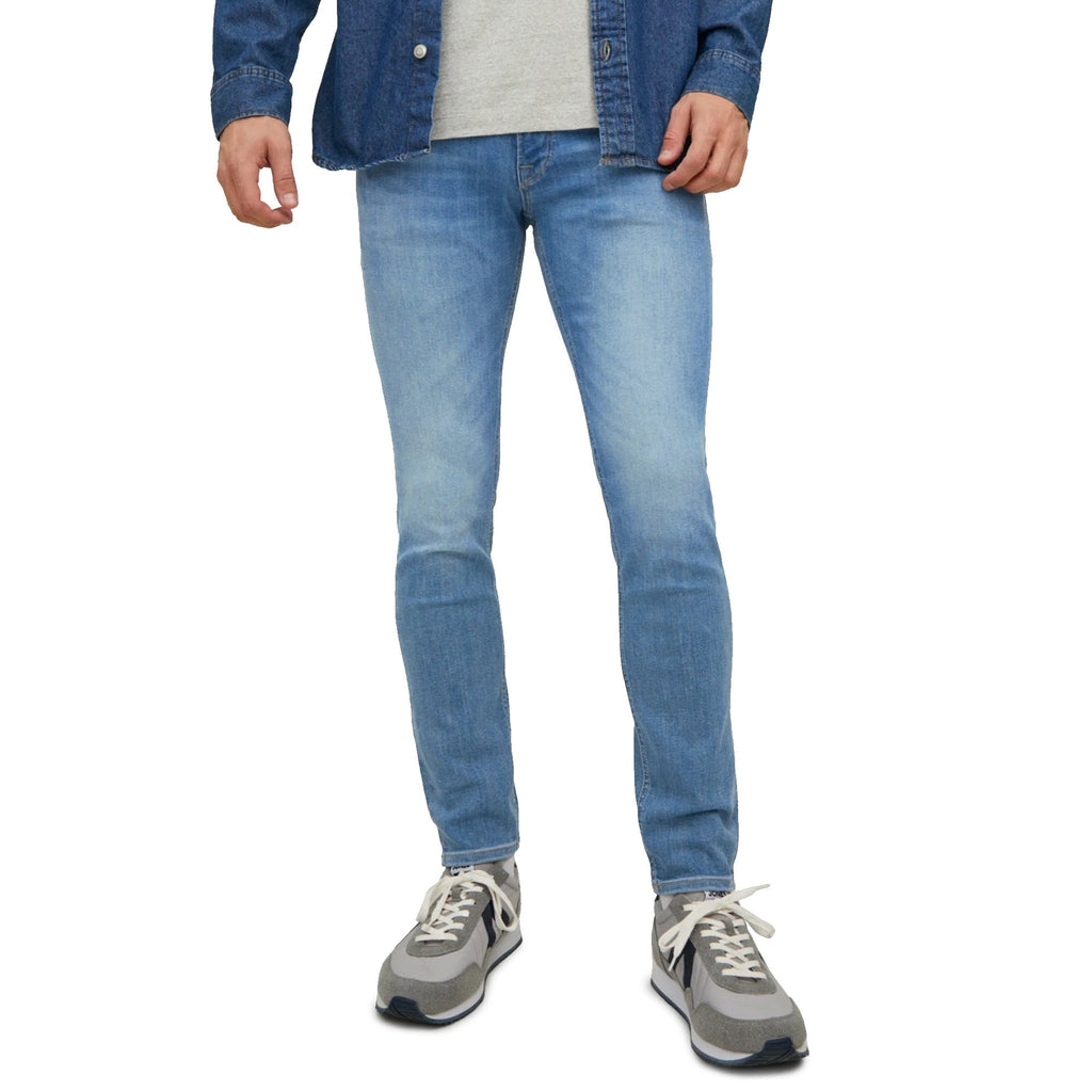 Jack Jones 4986 Liam Original Skinny Fit Denim Jean - Blue Wash
