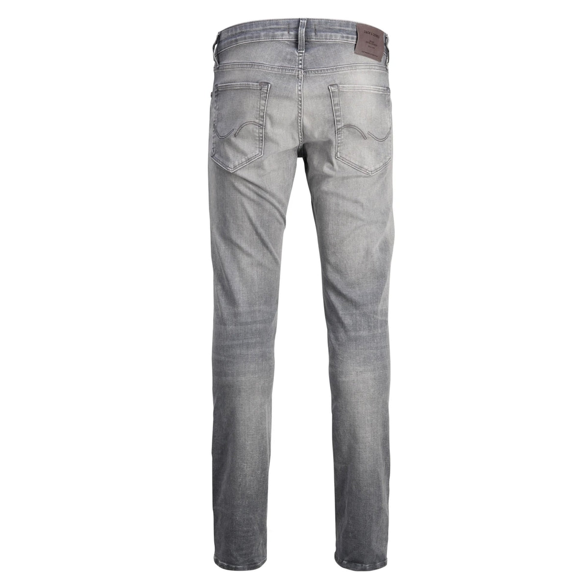 Jack Jones 7024 Glenn Icon Slim Fit Super Stretch Low Rise Denim Jean - Grey Wash