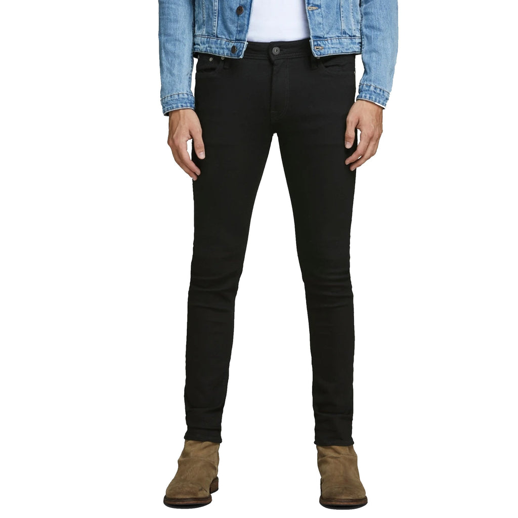 Jack Jones 9952 Liam Original Skinny Fit Stretch Denim Jean - Black