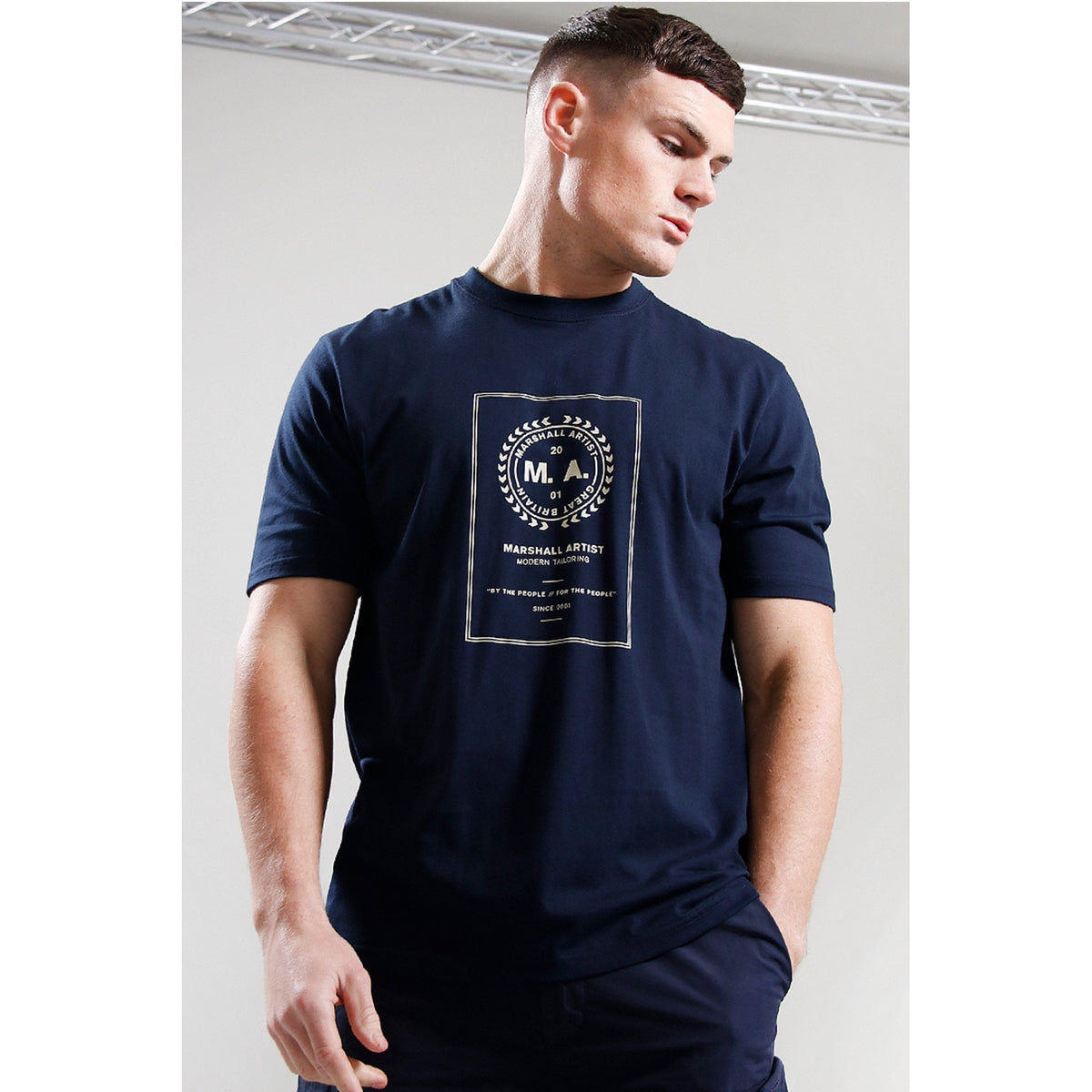Marshall Artist | 0827 Cartellino Certified Chest Logo Half Sleeve T-Shirt