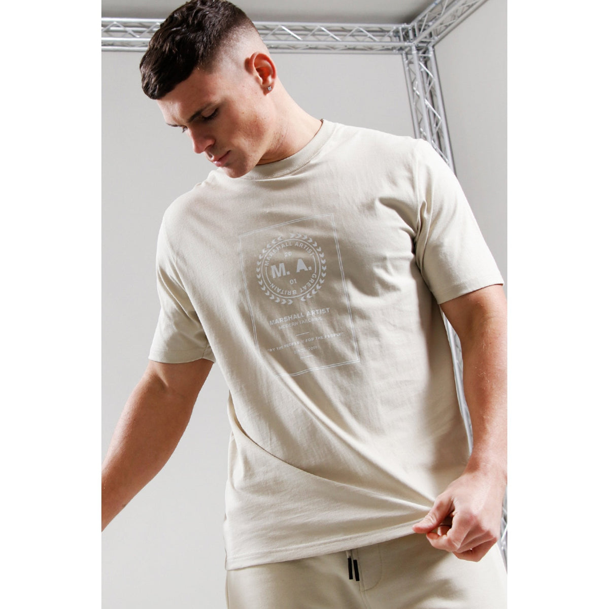 Marshall Artist | 0827 Cartellino Certified Chest Logo Half Sleeve T-Shirt