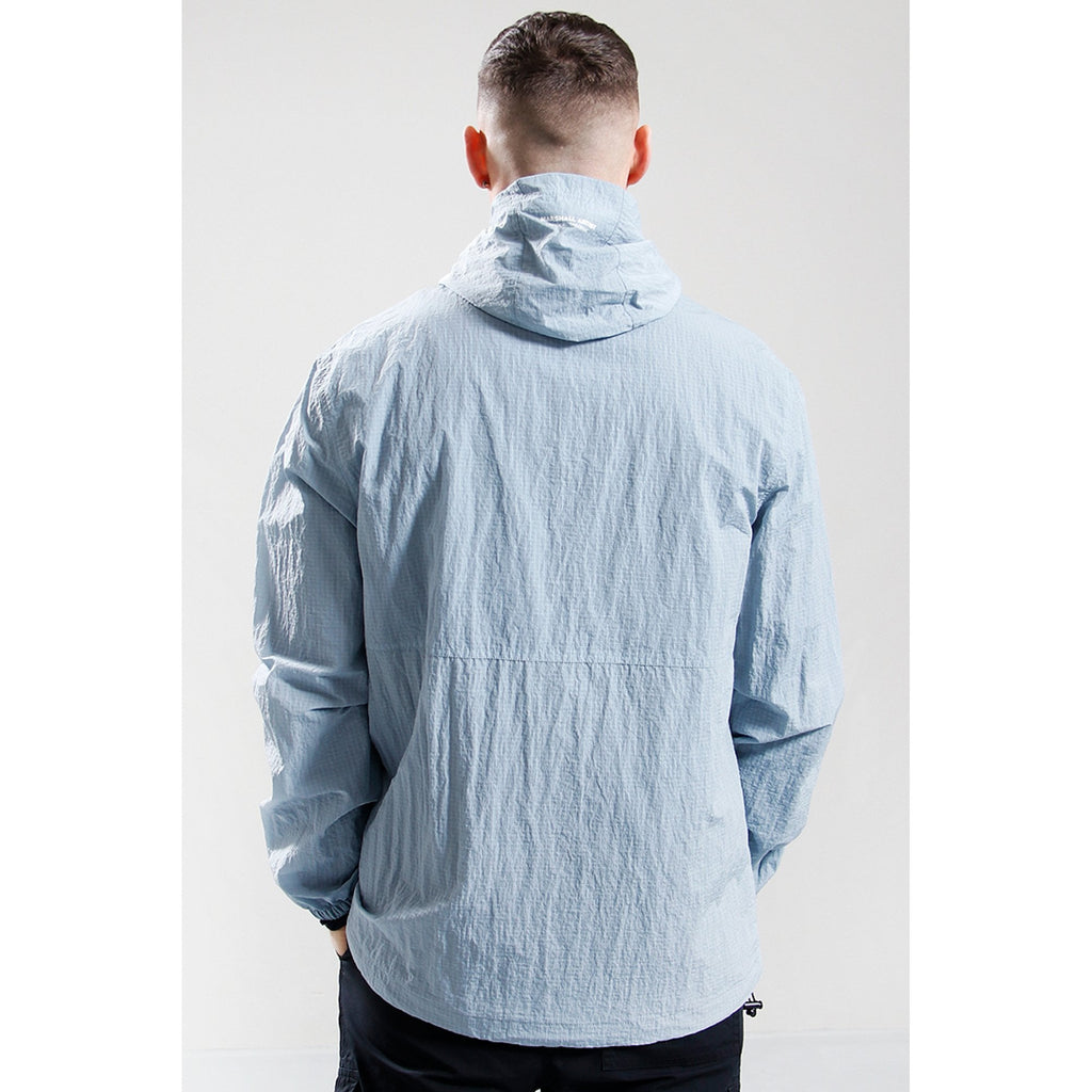 Marshall Artist | 0675A Nylon Ripstop Lauderdale Lightweight Shell Hood Jacket - Dusk Blue