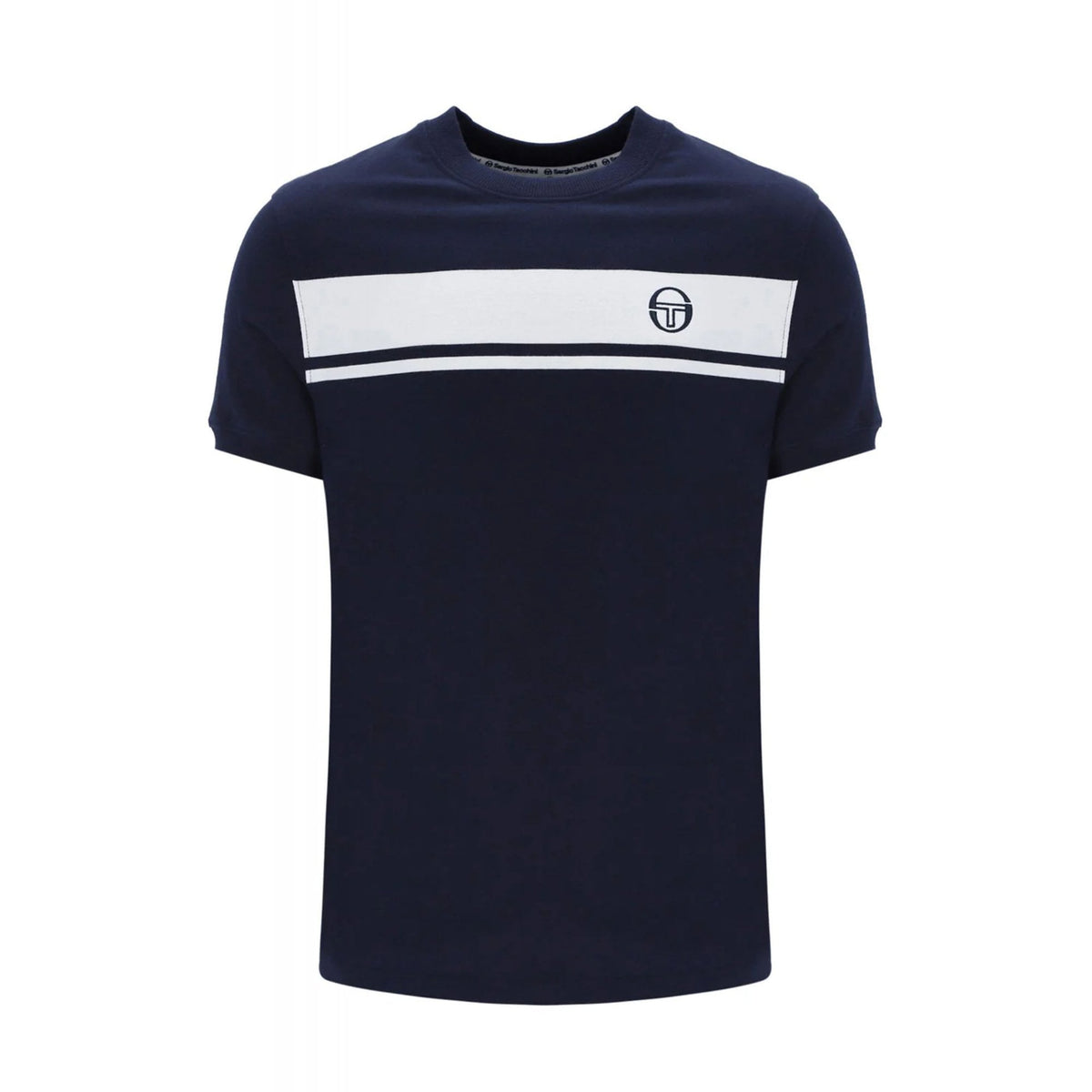 Sergio Tacchini | Master 4593 Retro Contrast Stripe Half Sleeve T-Shirt