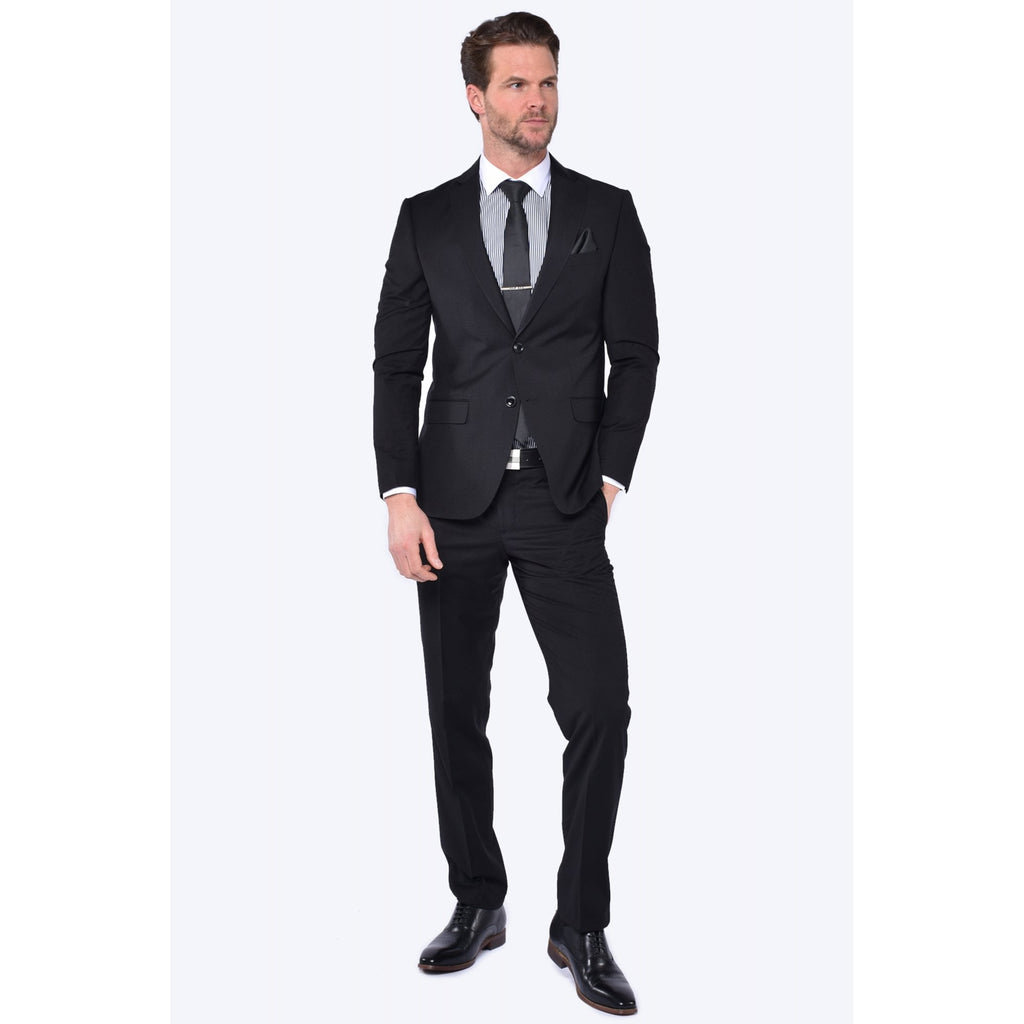 CB Classic Tailored Slim Fit Plain 2 Piece Suit