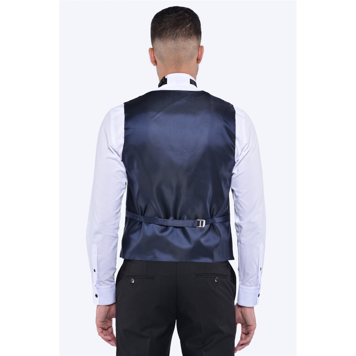 CB Lagos Tailored Slim Fit Velvet Flower Print 3 Piece Suit