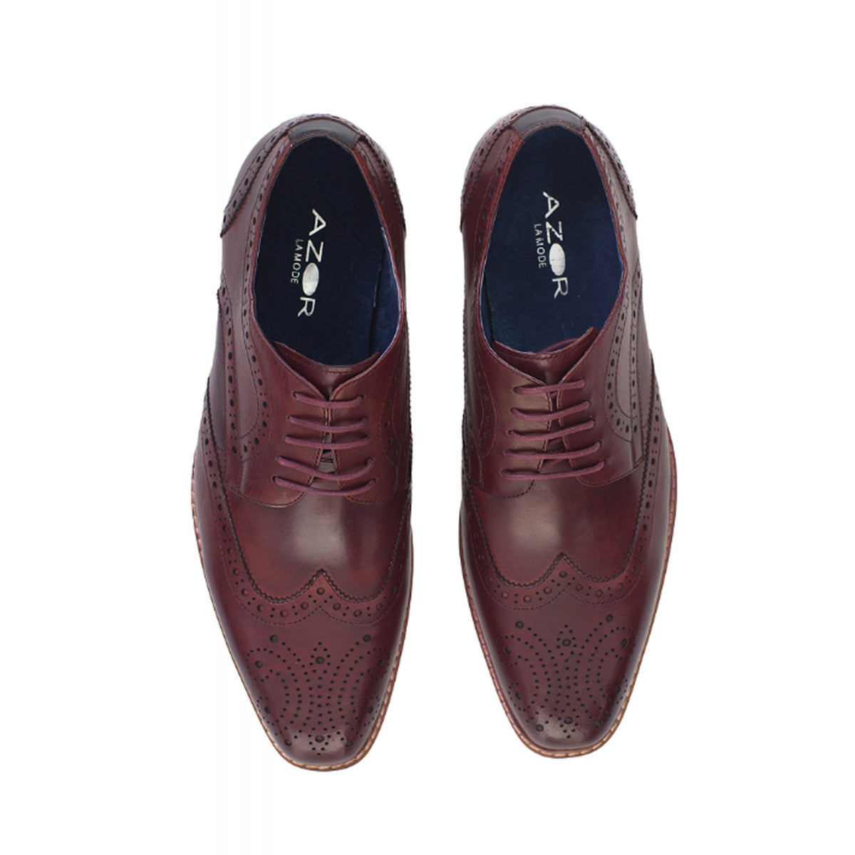 Azor Venezia Brogue Formal Leather Shoes