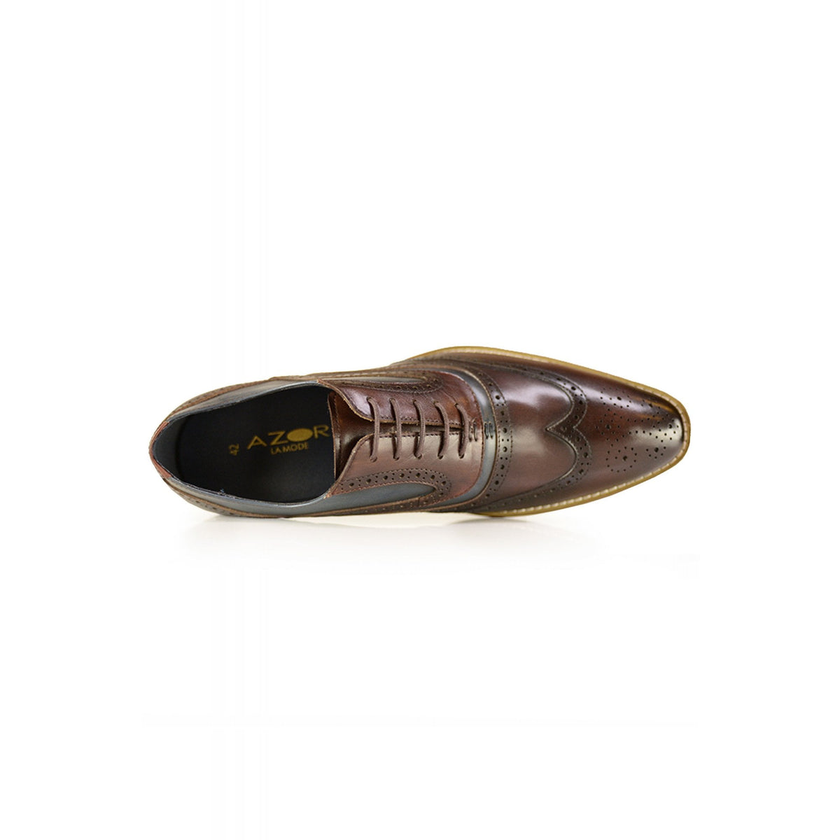 Azor Webster Formal Leather Oxford Suede Shoes