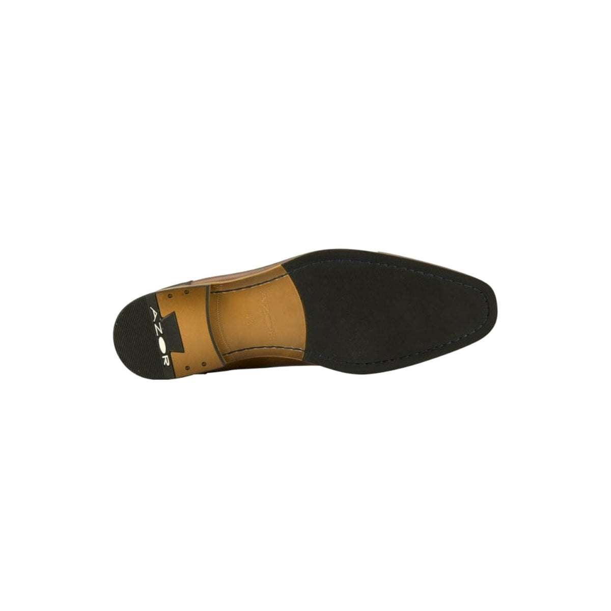 Azor Nero Formal Leather Oxford Shoes - Tan
