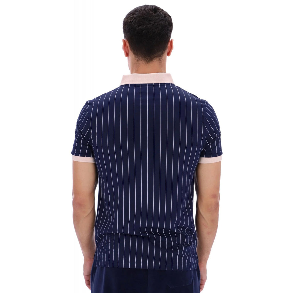 Fila Vintage BB1 LM1839AT Classic Striped Polo T-Shirt