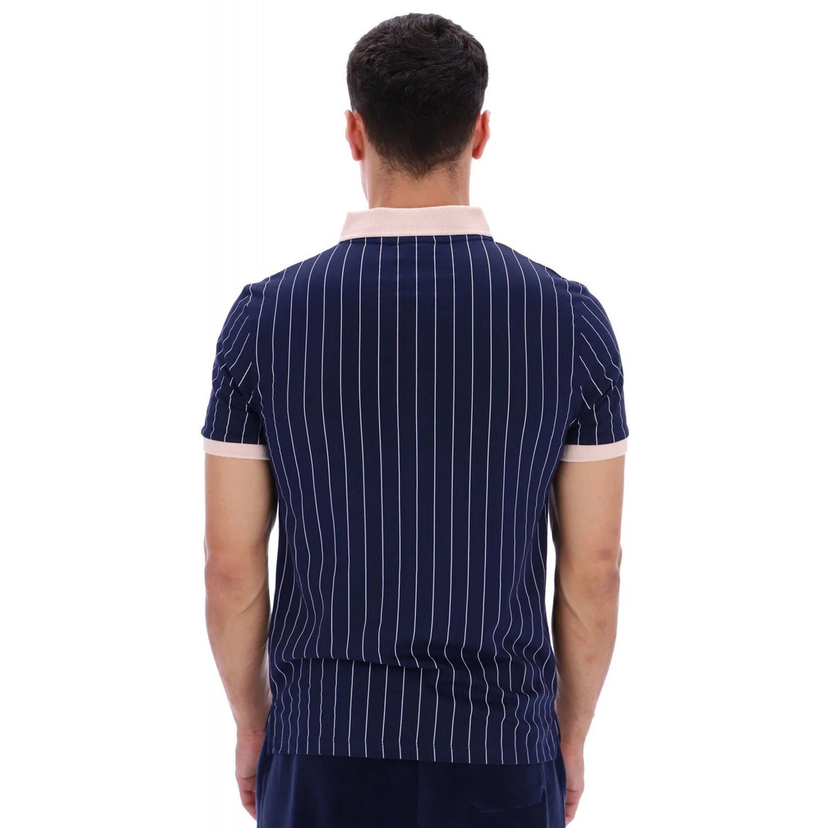 Fila Vintage BB1 LM1839AT Classic Striped Polo T-Shirt