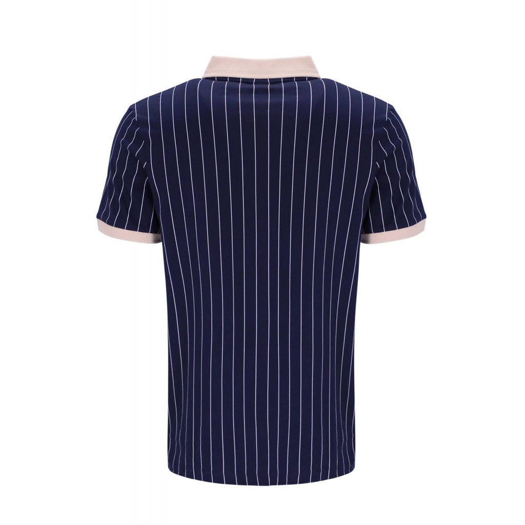 Fila Vintage BB1 LM1839AT Classic Striped Polo T-Shirt