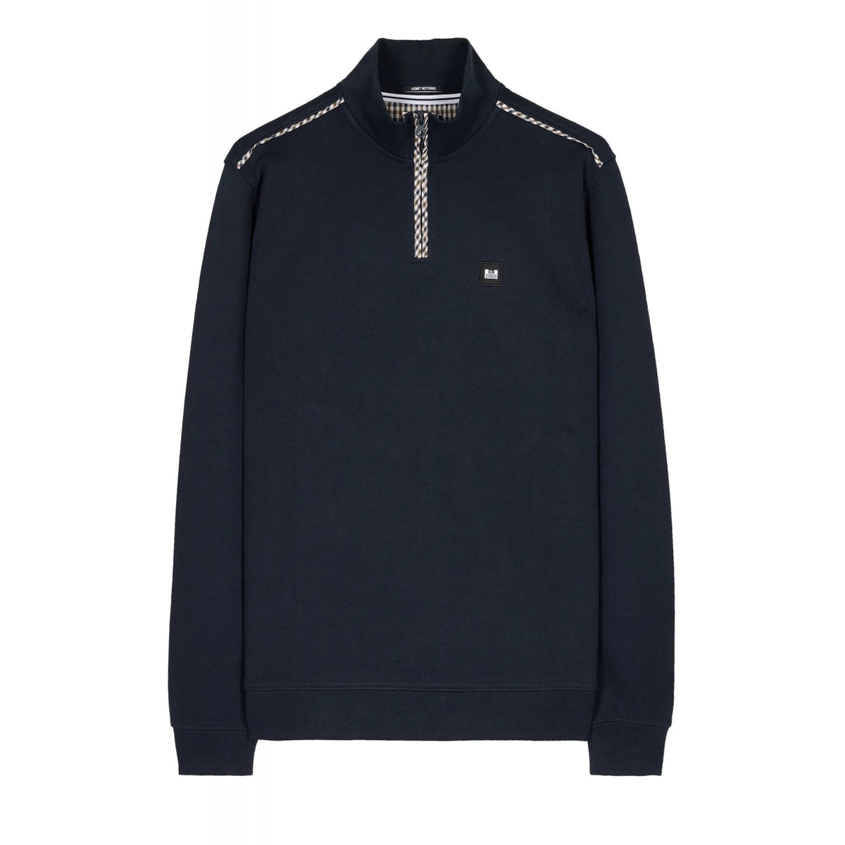 Weekend Offender SW3A17 Matisa Quarter Zip Long Sleeve High Neck Sweat Top