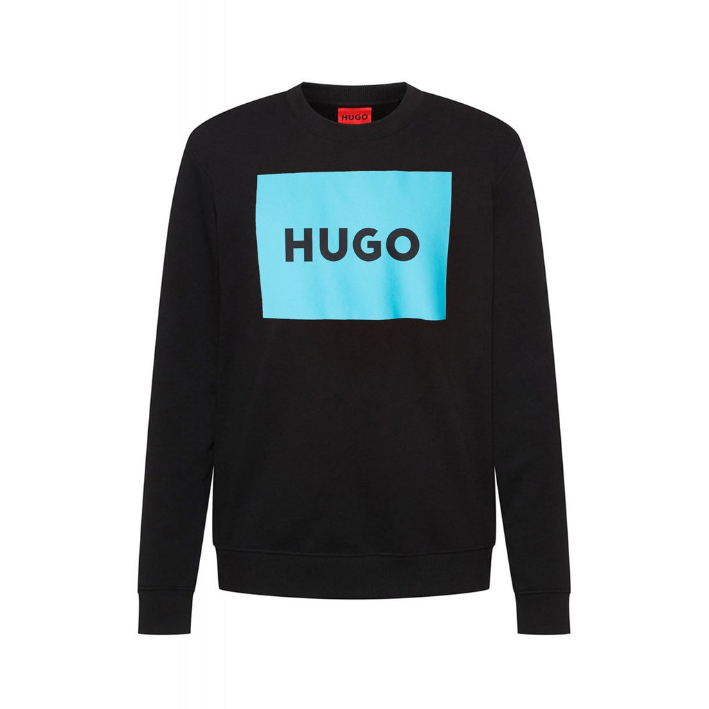 Boss 50467944 Duragol222 Aqua Box Logo Crew Sweat Top - Black
