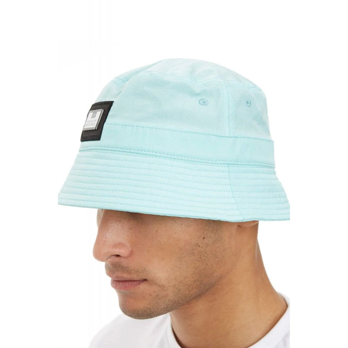 Weekend Offender 2201 Long Beach Embossed Metal Badge Nylon Bucket Hat