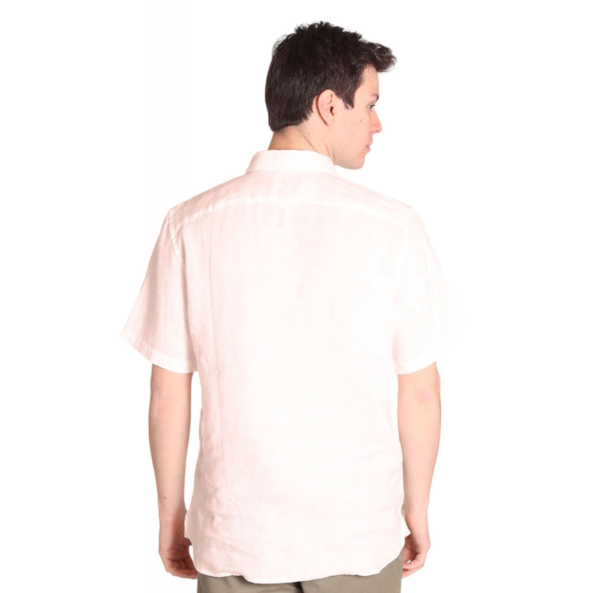 Timberland | TB0A2DCC Linen Short Sleeve Slim Fit Shirt