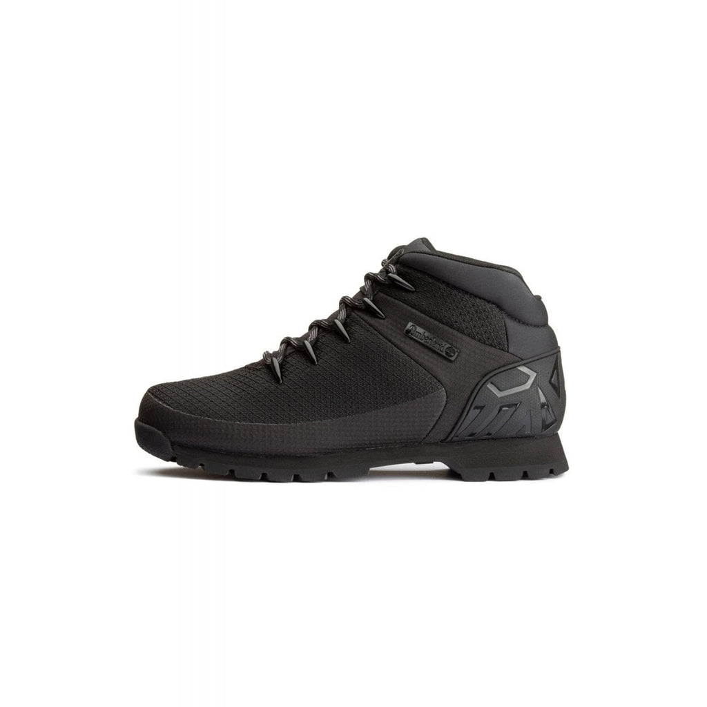 Timberland TB0A1QHR 015 Euro Sprint Waterproof Knit Fabric Hiker Boot - Black