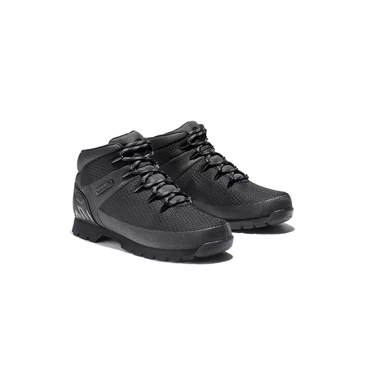 Timberland TB0A1QHR 015 Euro Sprint Waterproof Knit Fabric Hiker Boot - Black