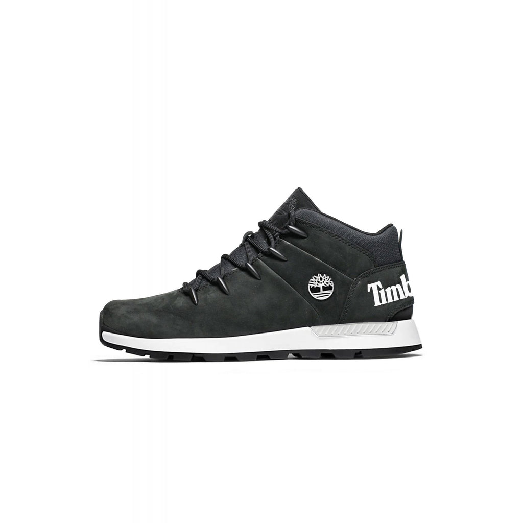 Timberland TB0A5SB7 Sprint Trekker Mid Hiker Suede Boot - Black/White