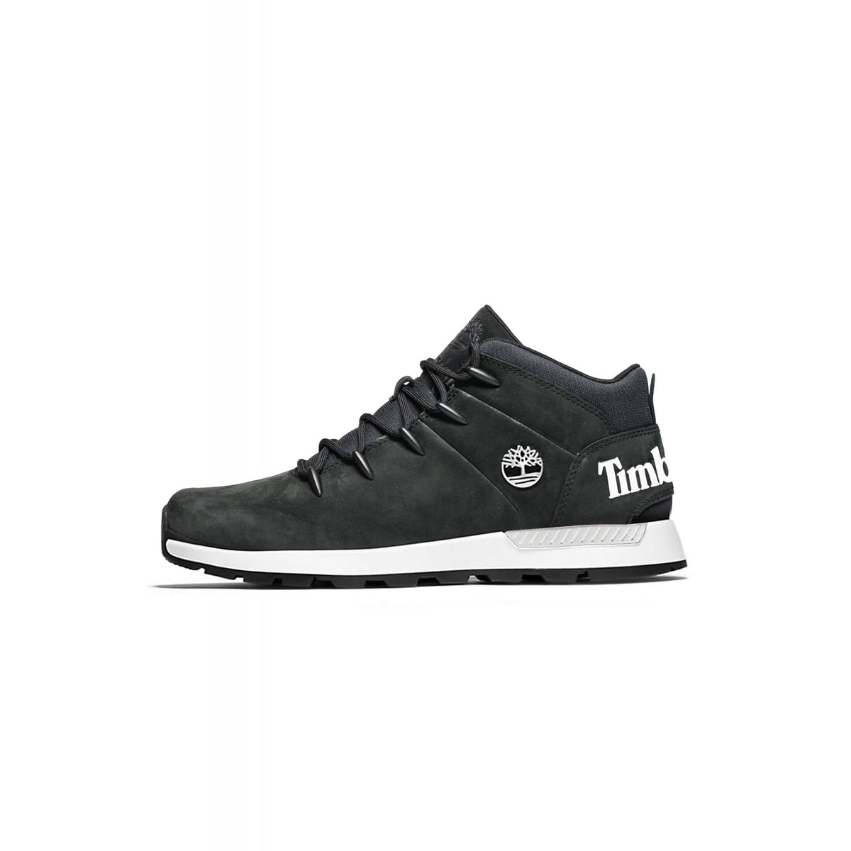 Timberland TB0A5SB7 Sprint Trekker Mid Hiker Suede Boot - Black/White