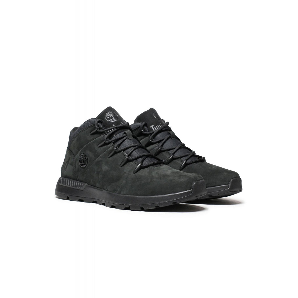 Timberland TB0A1YN5 Euro Sprint Trekker Mid Hiker Suede Boot - Black/Black