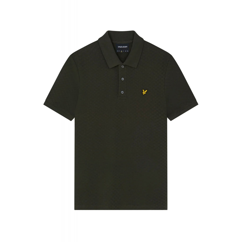 Lyle & Scott SP1901V Grid Texture Polo T-Shirt