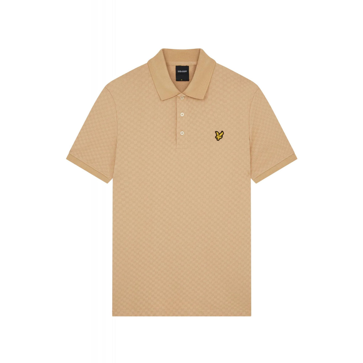 Lyle & Scott SP1901V Grid Texture Polo T-Shirt