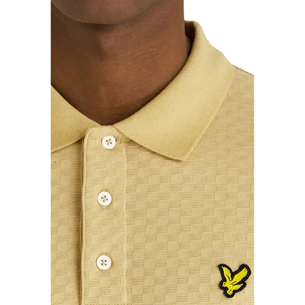 Lyle & Scott SP1901V Grid Texture Polo T-Shirt