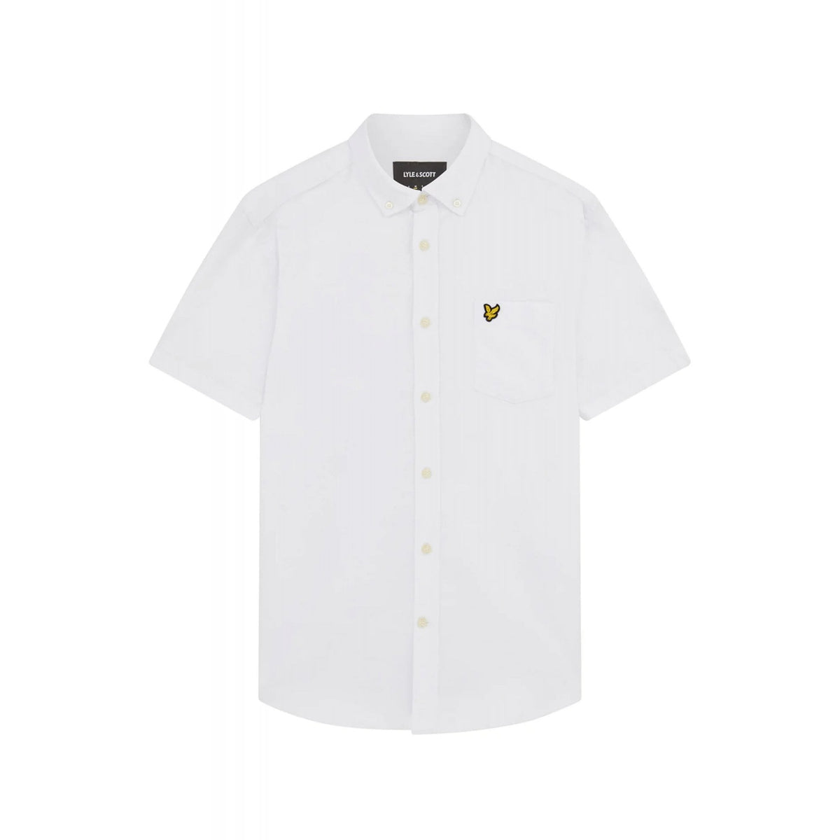 Lyle & Scott | SW1304VOG Light Weight Slub Oxford Cotton Short Sleeve Shirt