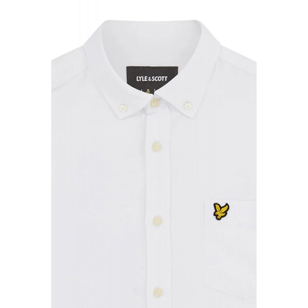 Lyle & Scott | SW1304VOG Light Weight Slub Oxford Cotton Short Sleeve Shirt