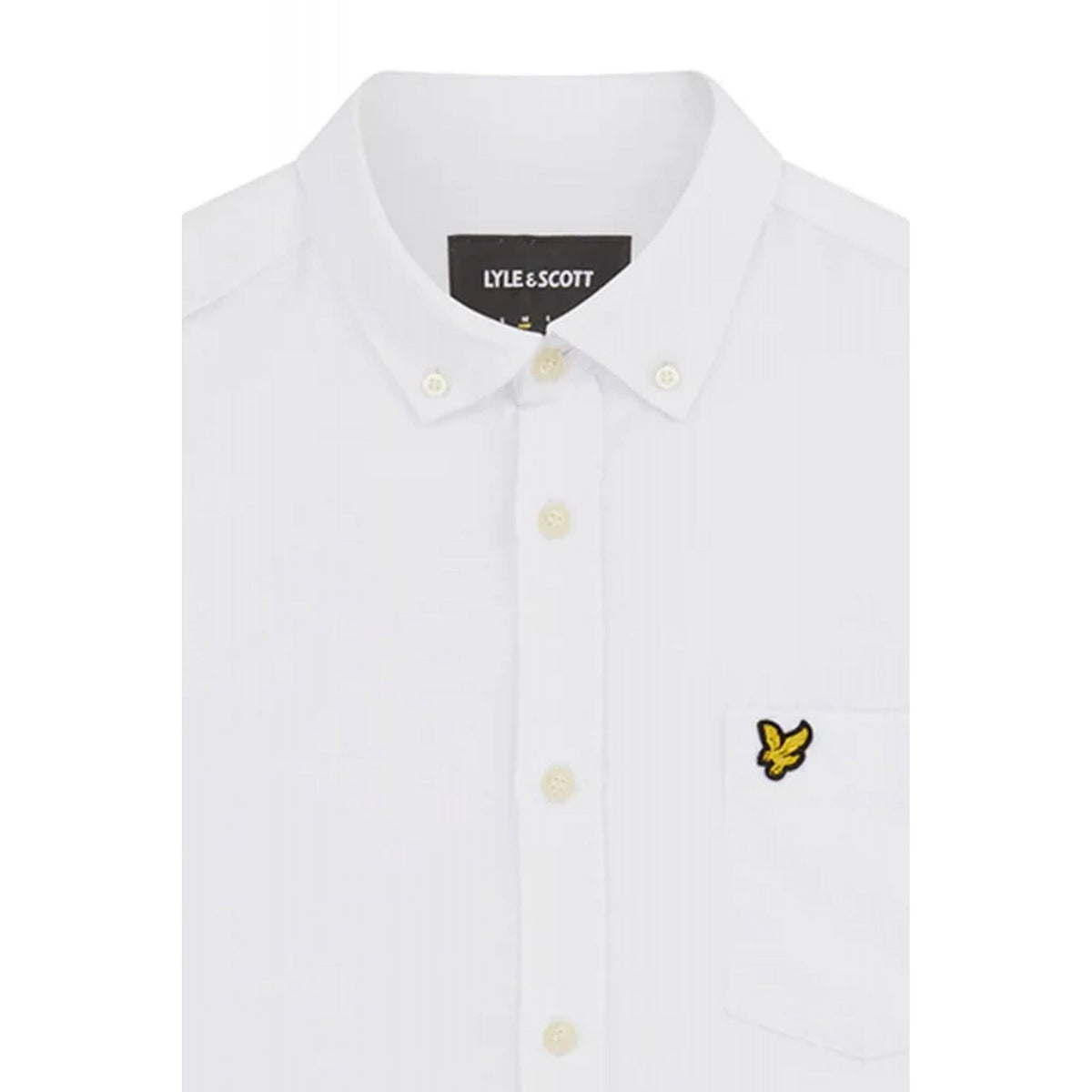 Lyle & Scott | SW1304VOG Light Weight Slub Oxford Cotton Short Sleeve Shirt