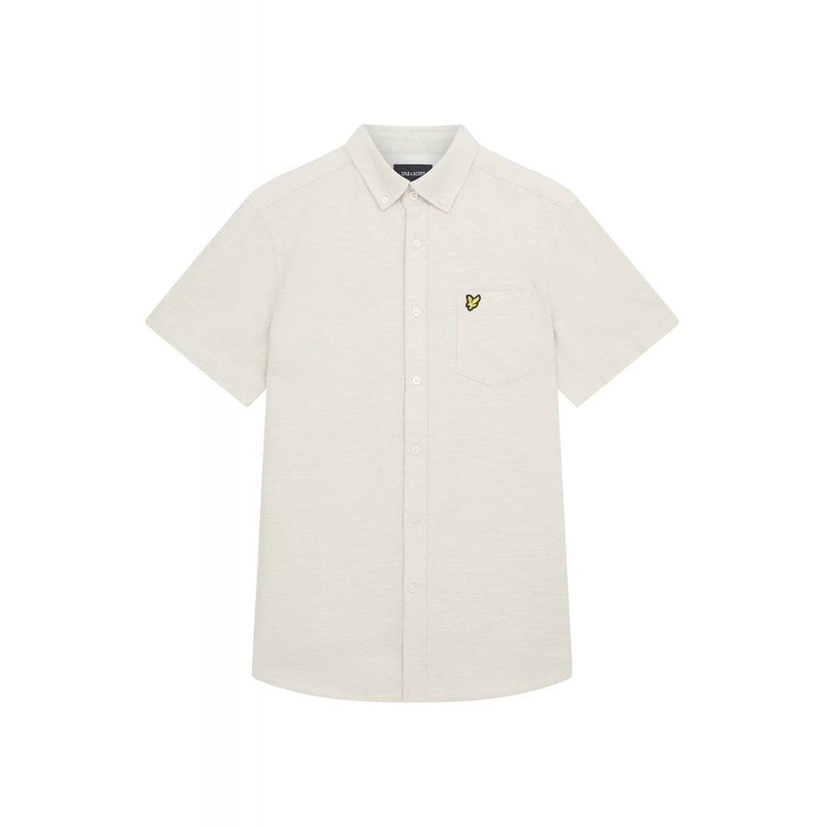 Lyle & Scott | SW1800V Cotton Slub Texture Short Sleeve Shirt