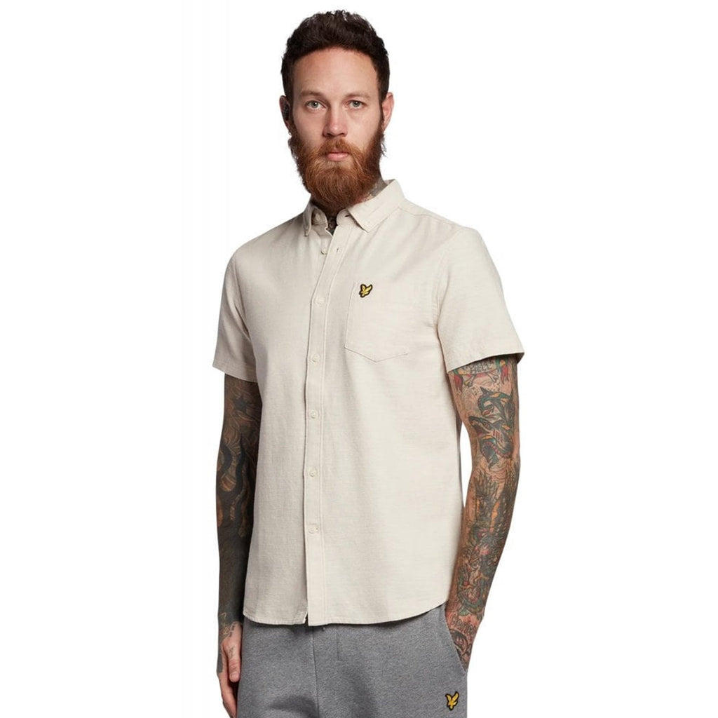 Lyle & Scott | SW1800V Cotton Slub Texture Short Sleeve Shirt