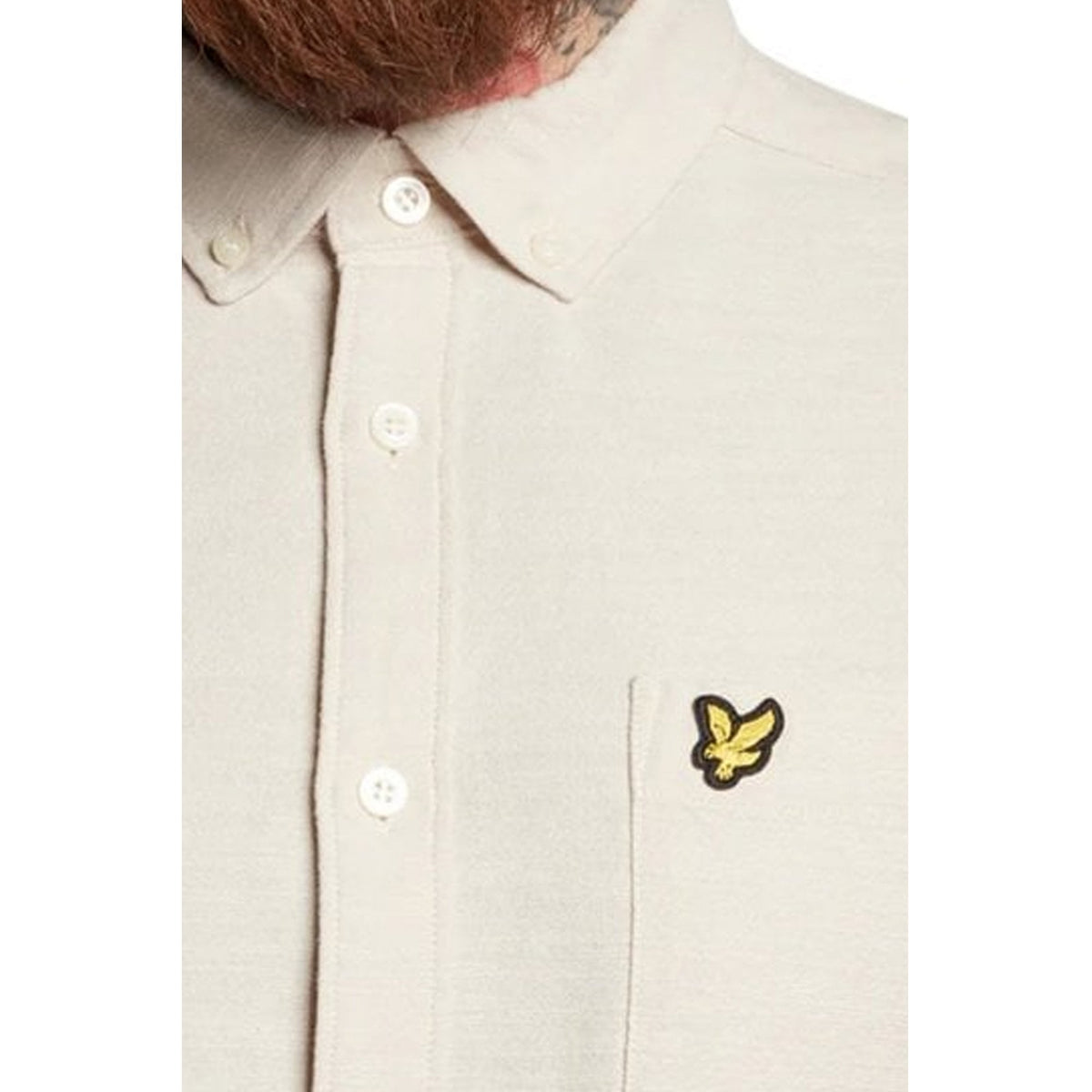 Lyle & Scott | SW1800V Cotton Slub Texture Short Sleeve Shirt