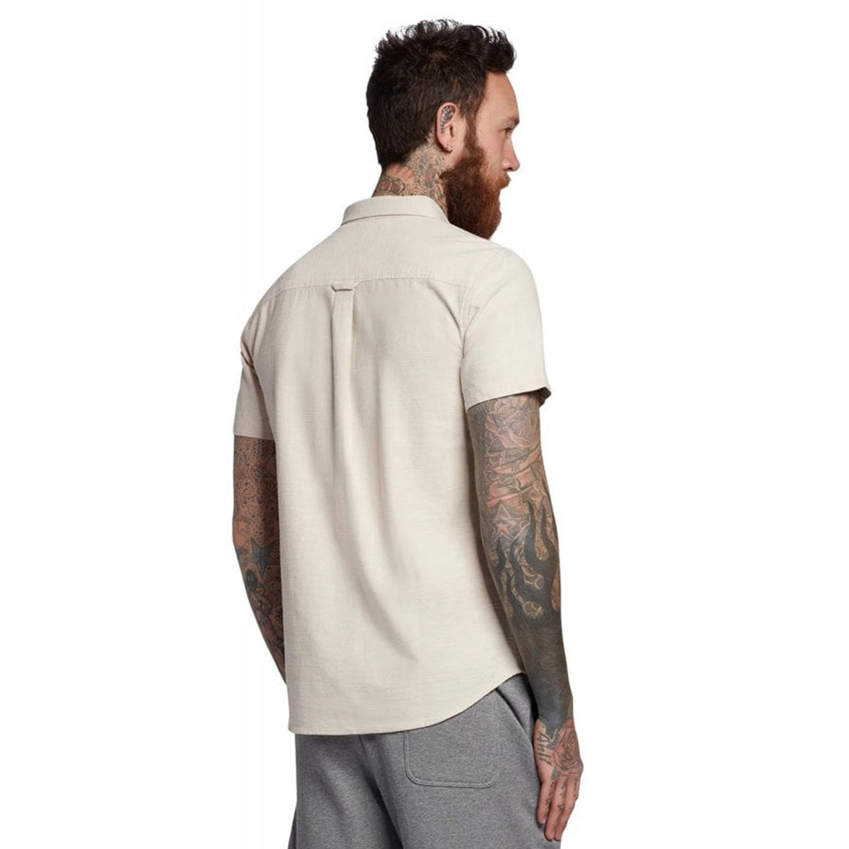 Lyle & Scott | SW1800V Cotton Slub Texture Short Sleeve Shirt