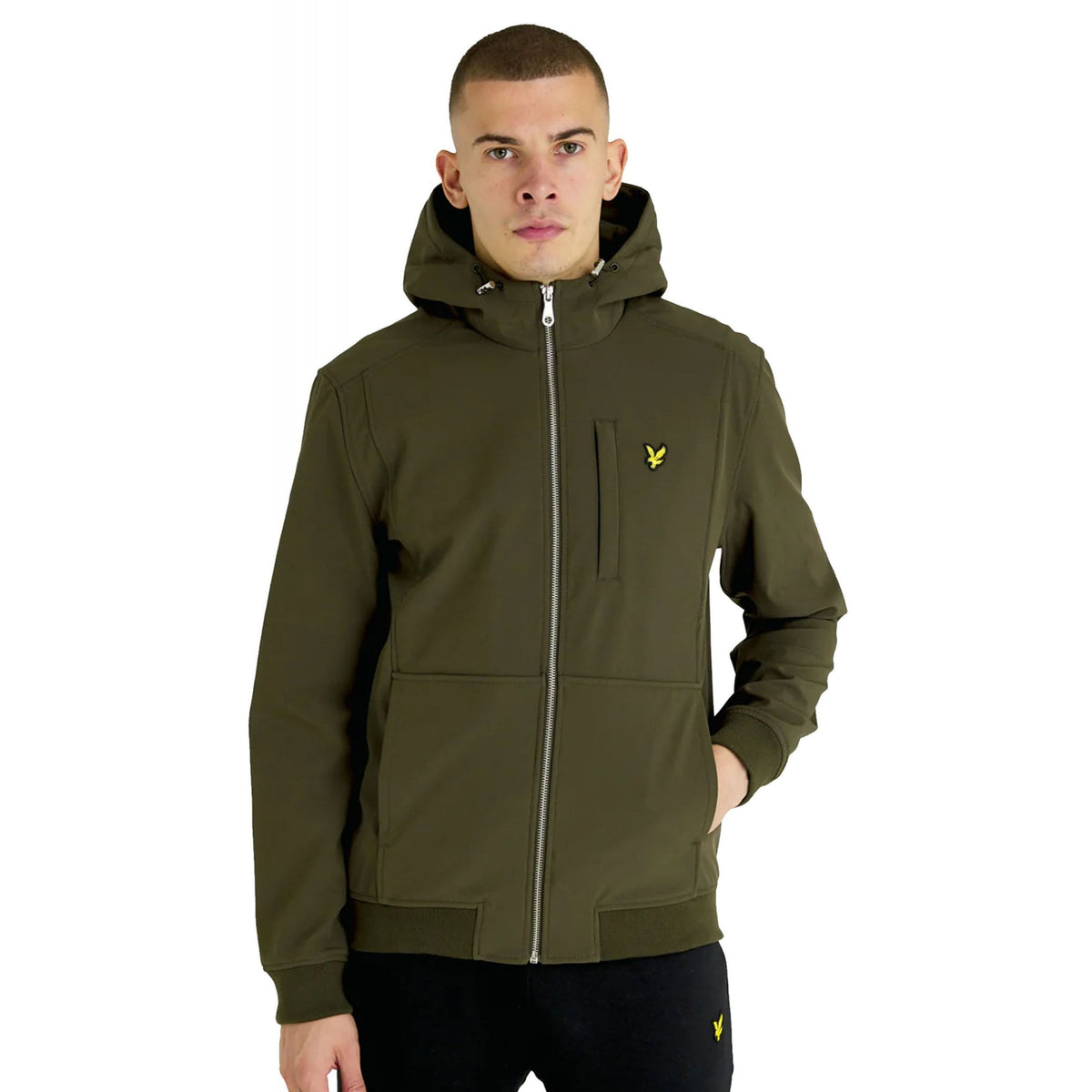 Lyle & Scott | JK1424V Softshell Zip Through Hooded Lightweight Jacket