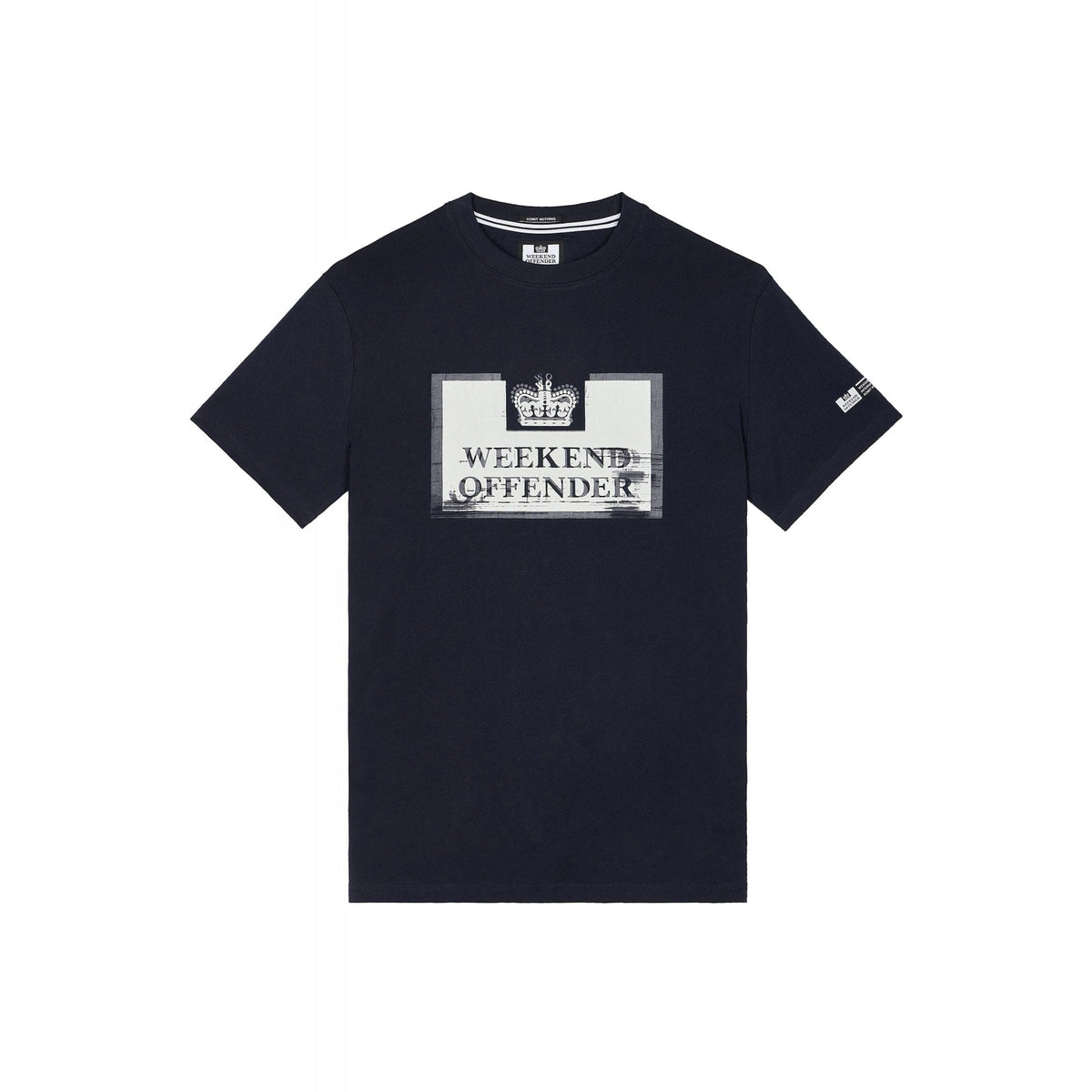 Weekend Offender 2417 Bonpensiero Prison Logo Distressed Composition Half Sleeve T-Shirt