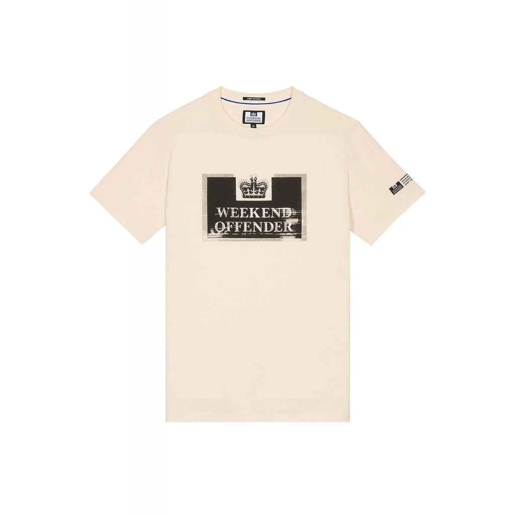 Weekend Offender 2417 Bonpensiero Prison Logo Distressed Composition Half Sleeve T-Shirt