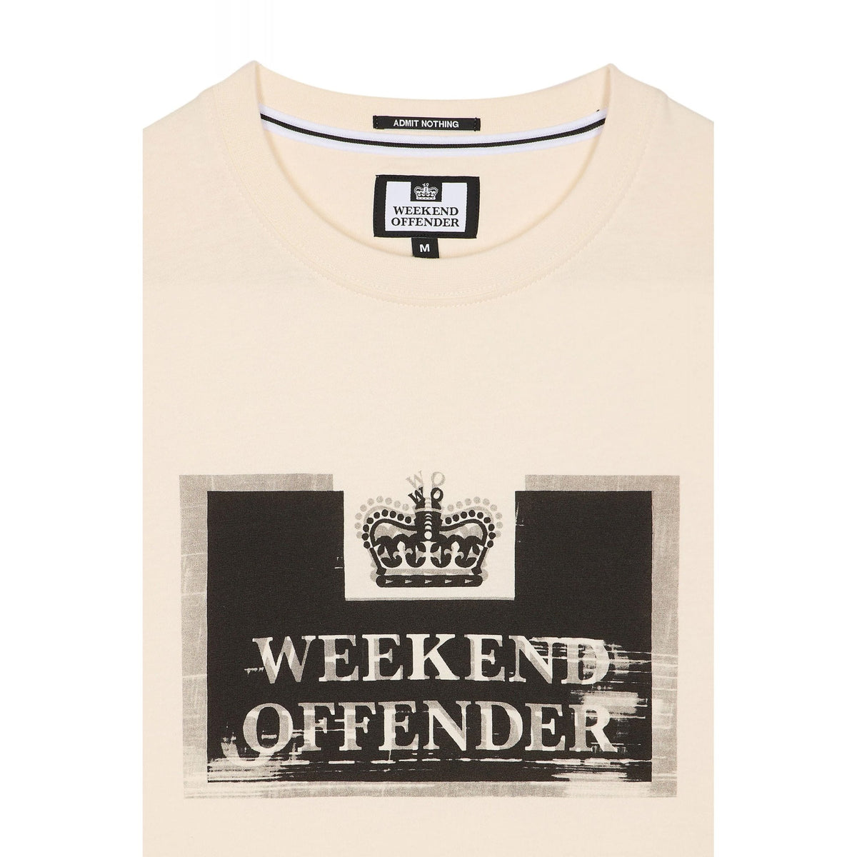Weekend Offender 2417 Bonpensiero Prison Logo Distressed Composition Half Sleeve T-Shirt