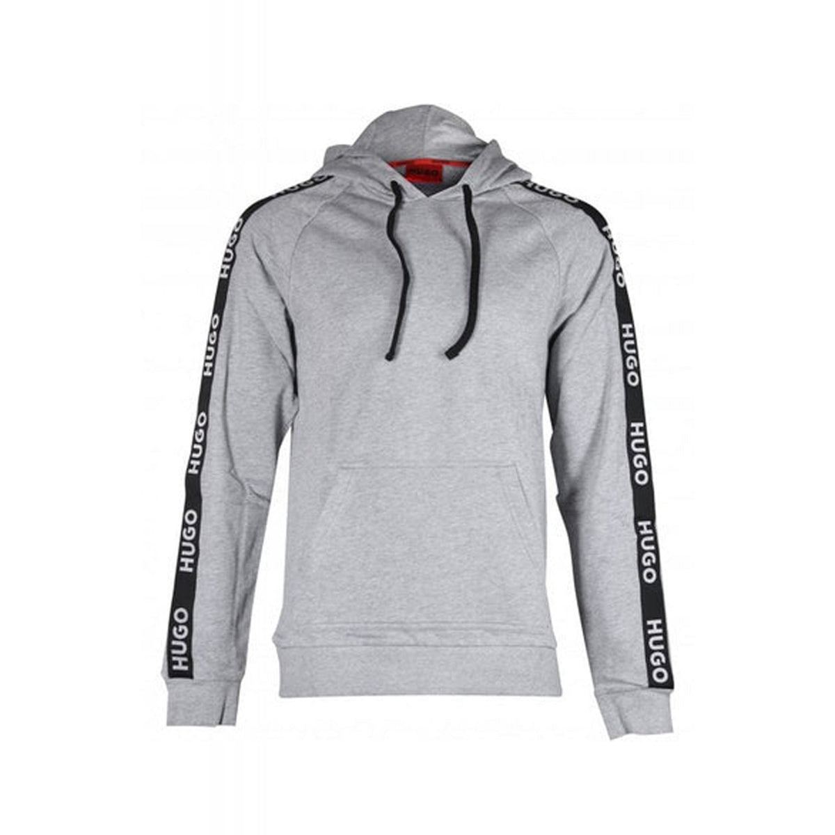 Boss 50497003 Sporty Tape Logo Overhead Hood Top - Mid Grey Marl