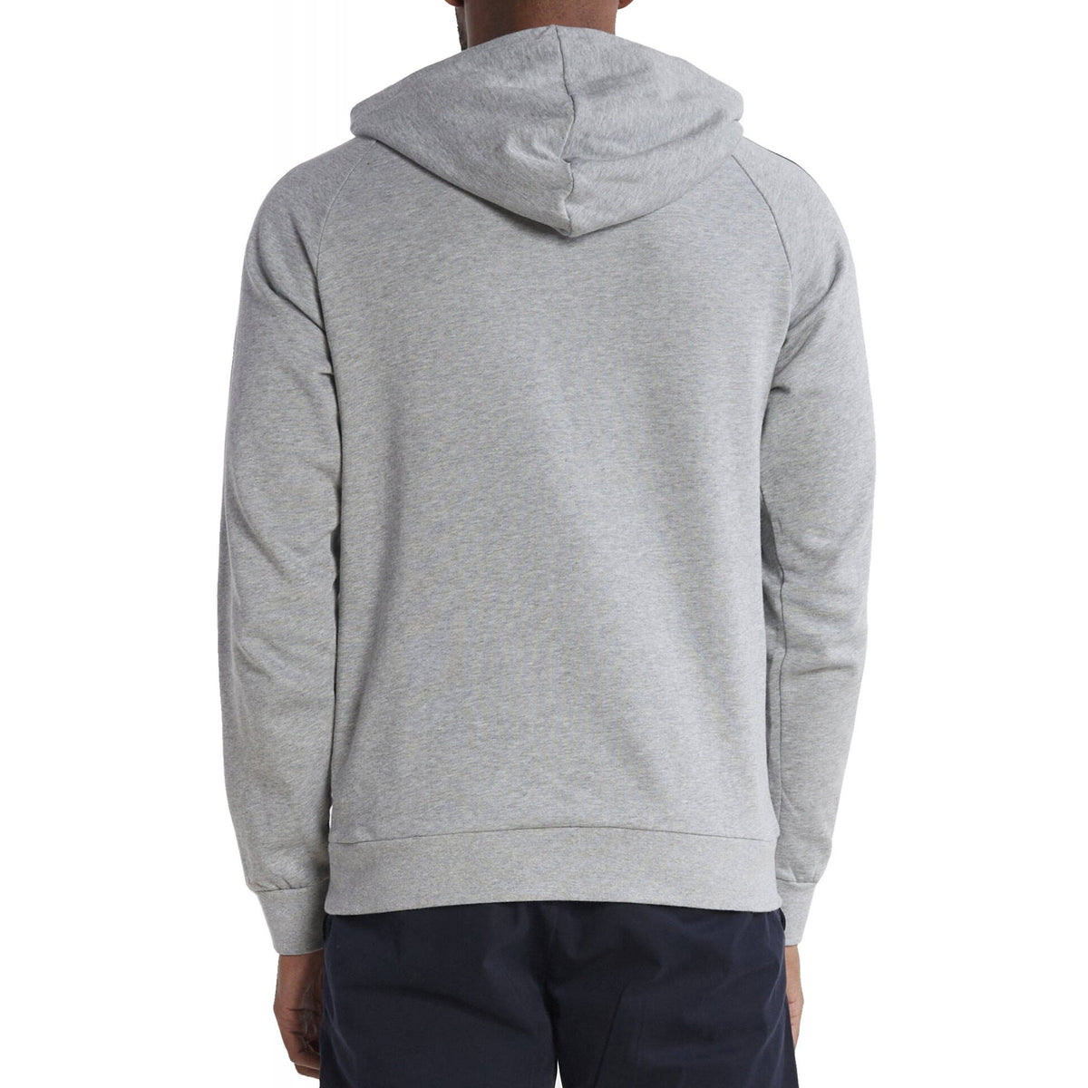 Boss 50497003 Sporty Tape Logo Overhead Hood Top - Mid Grey Marl