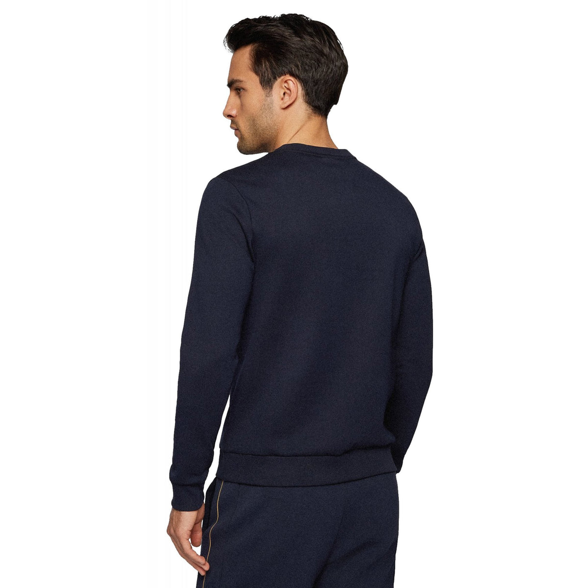 Boss 50465948 Athleisure Salbo Gold Capsule Logo Crew Sweat Top - Navy