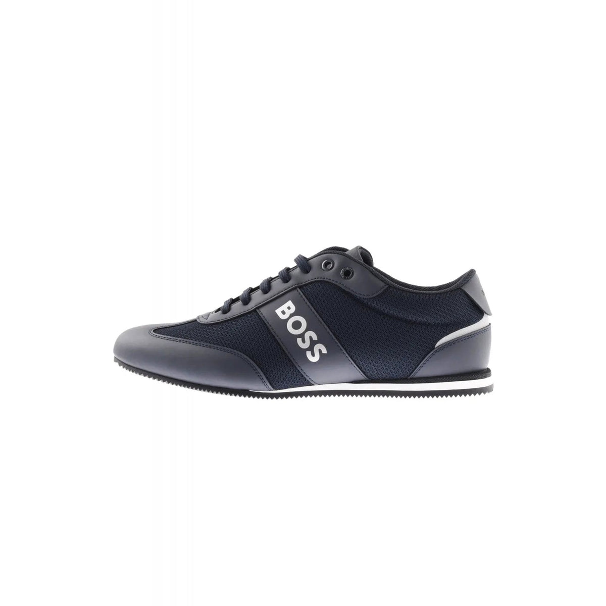 Hugo Boss | 50470180 Rusham Low-Profile Lighter_Lowp_Mxme Mesh Trainers - Navy