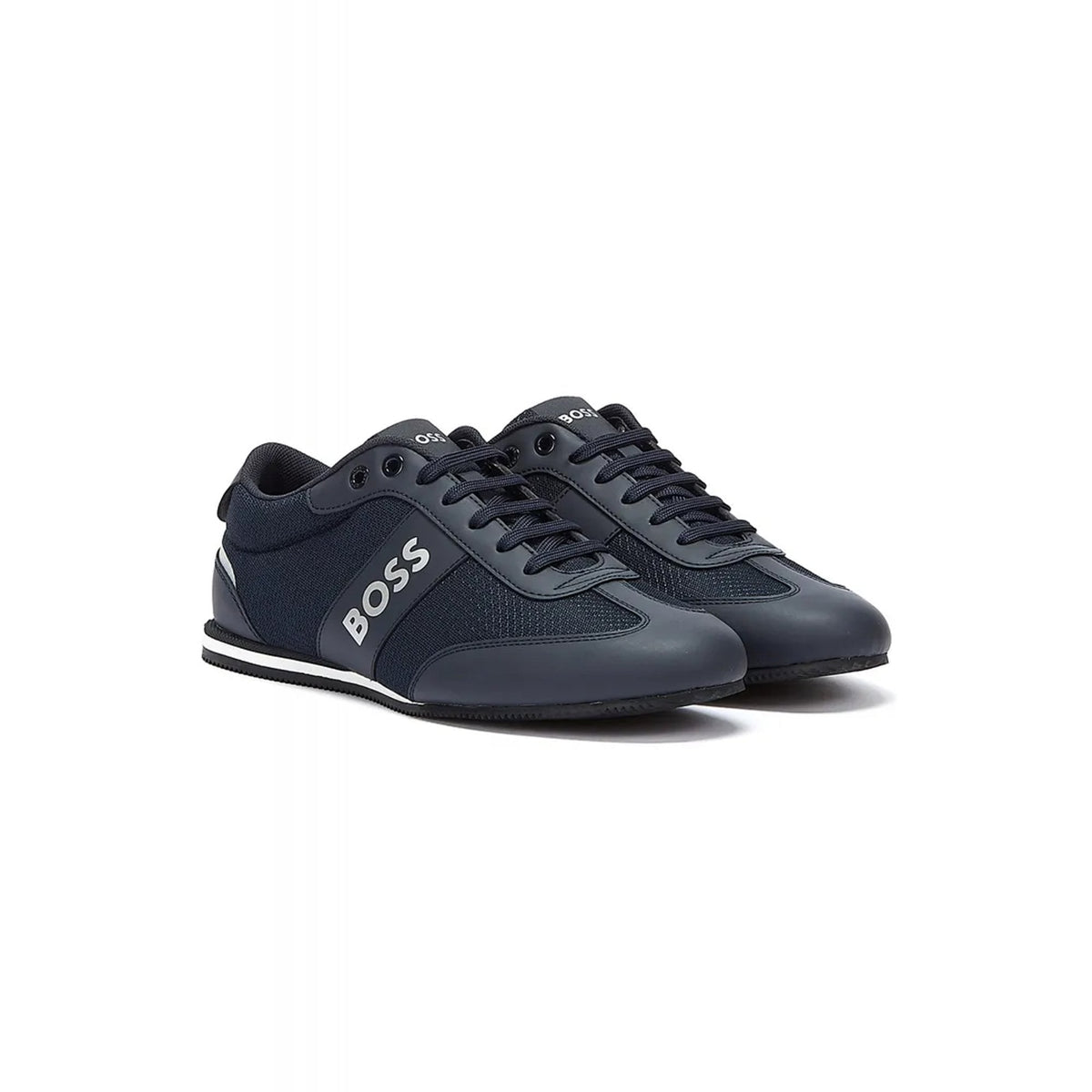 Hugo Boss | 50470180 Rusham Low-Profile Lighter_Lowp_Mxme Mesh Trainers - Navy