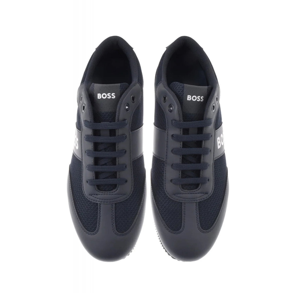 Hugo Boss | 50470180 Rusham Low-Profile Lighter_Lowp_Mxme Mesh Trainers - Navy